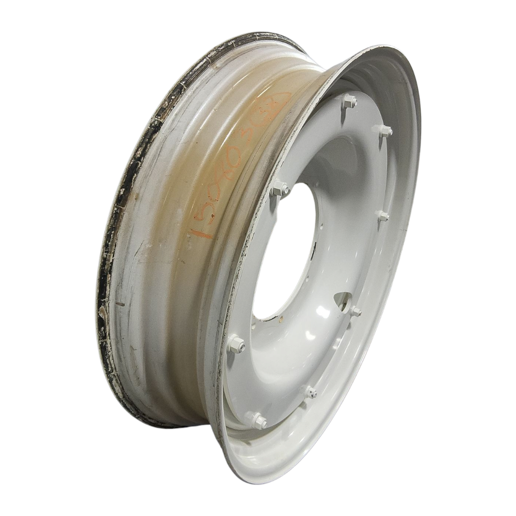 10"W x 38"D, New Holland White 8-Hole Stub Disc