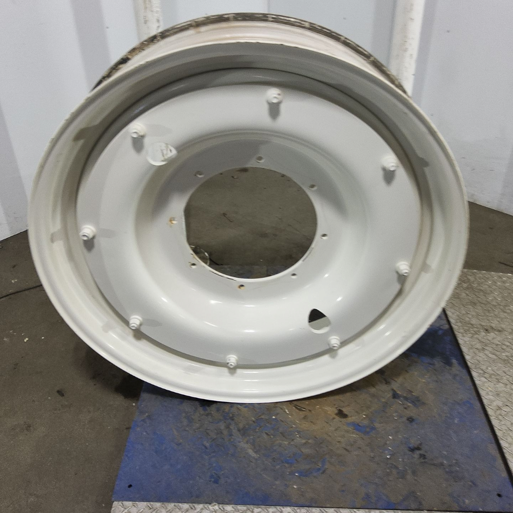10"W x 38"D, New Holland White 8-Hole Stub Disc