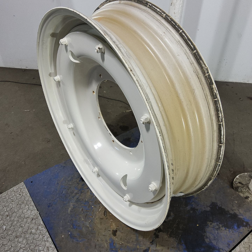 10"W x 38"D, New Holland White 8-Hole Stub Disc