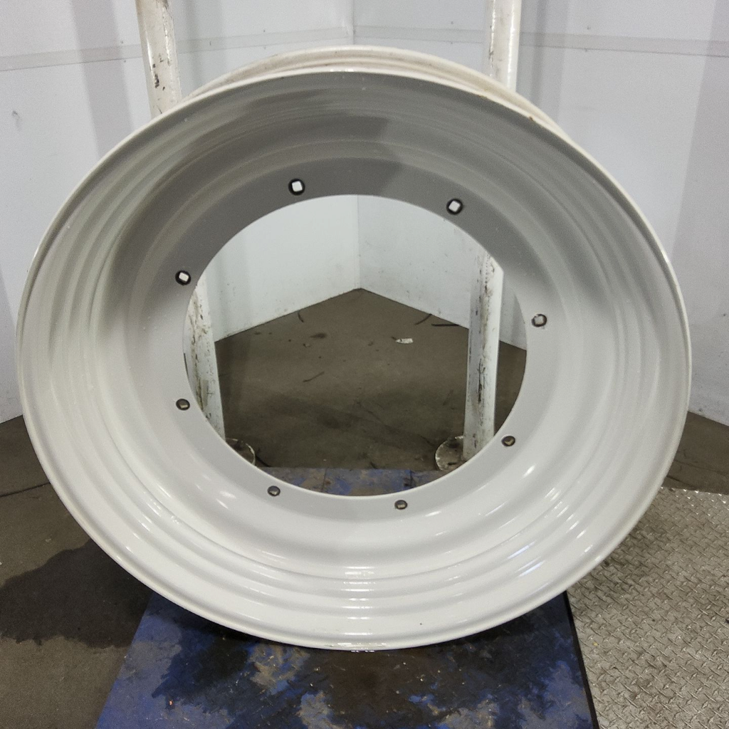 12"W x 46"D, New Holland White 8-Hole Stub Disc