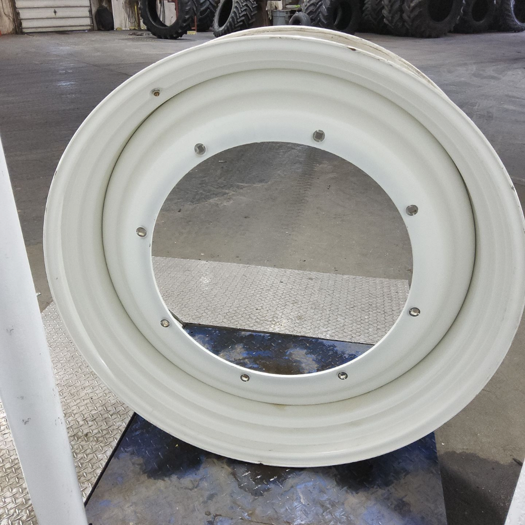 12"W x 46"D, New Holland White 8-Hole Stub Disc