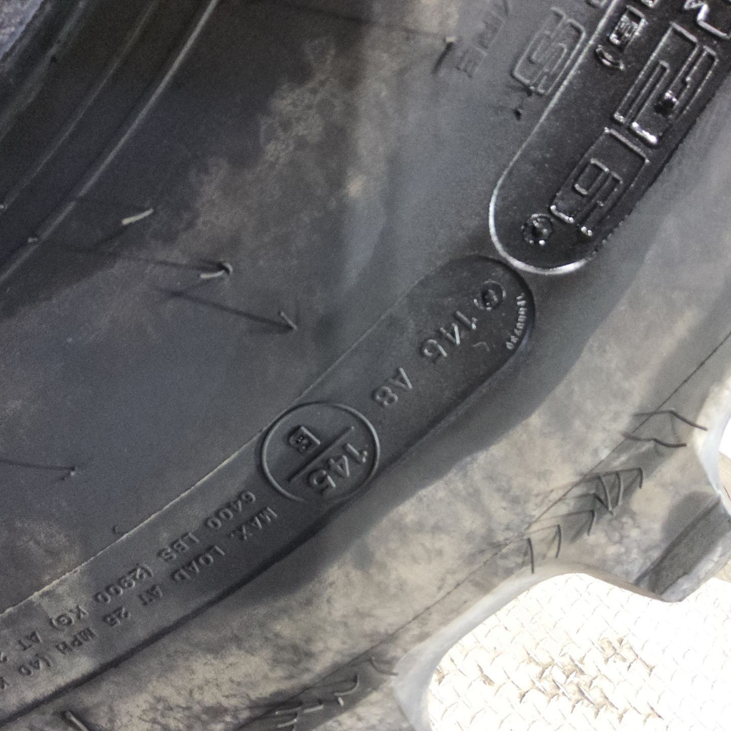 480/85R26 Goodyear Farm Dyna Torque Radial R-1 145B 99%