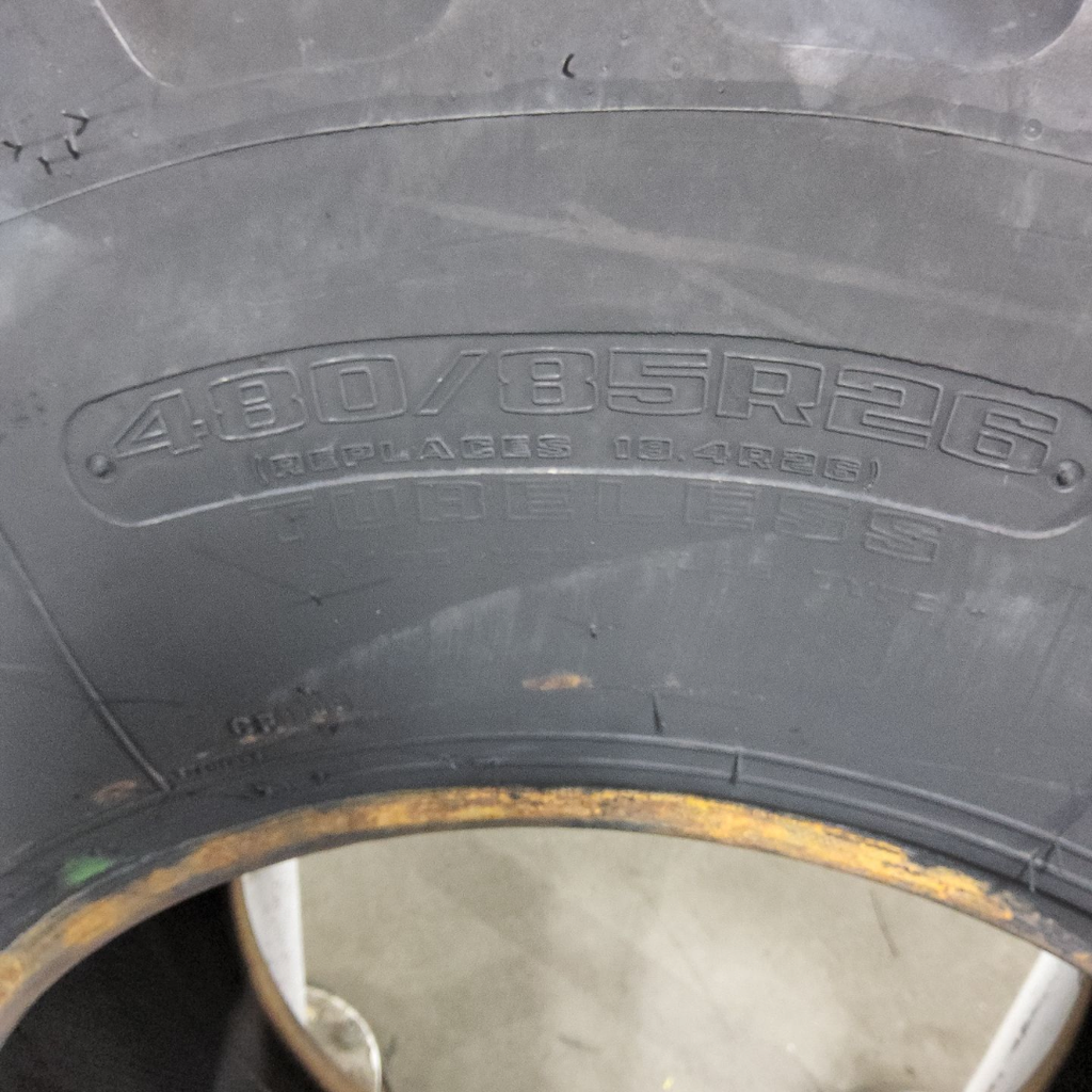 480/85R26 Goodyear Farm Dyna Torque Radial R-1 145B 99%