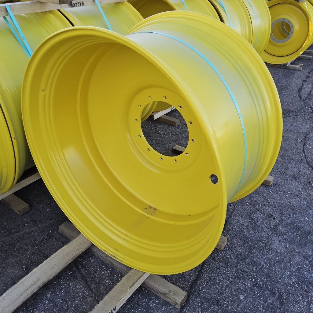 25"W x 46"D, John Deere Yellow 12-Hole Formed Plate Sprayer
