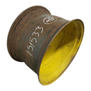 18"W x 28"D, John Deere Yellow 8-Hole Formed Plate