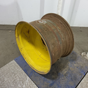 18"W x 28"D, John Deere Yellow 8-Hole Formed Plate