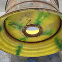 18"W x 28"D, John Deere Yellow 8-Hole Formed Plate