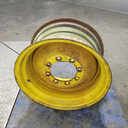 14"W x 26"D, John Deere Yellow 8-Hole Formed Plate