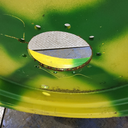 18"W x 38"D, John Deere Yellow 10-Hole Flat Plate