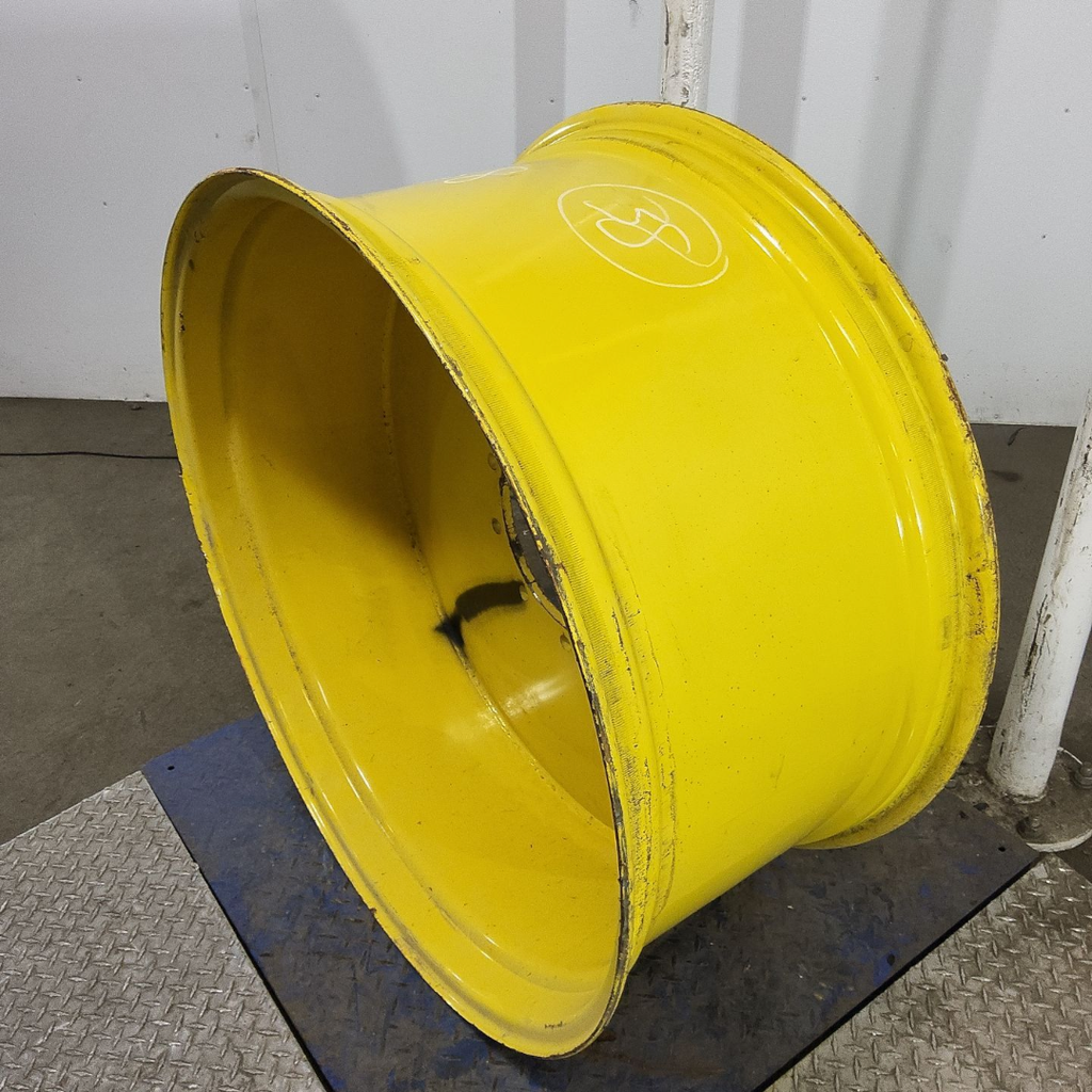18"W x 38"D, John Deere Yellow 10-Hole Flat Plate
