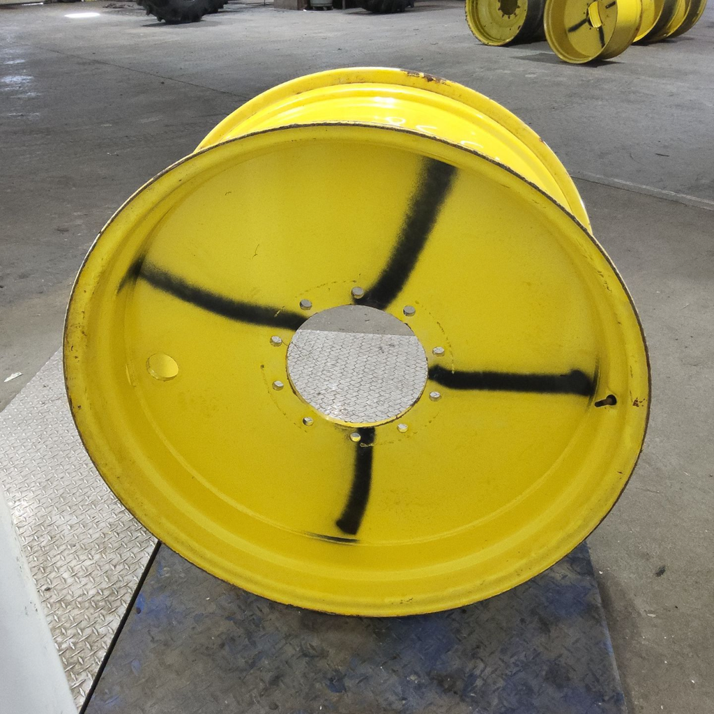 18"W x 38"D, John Deere Yellow 10-Hole Flat Plate