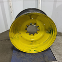 18"W x 38"D, John Deere Yellow 10-Hole Formed Plate