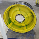 18"W x 38"D, John Deere Yellow 10-Hole Formed Plate