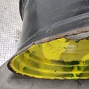 18"W x 38"D, John Deere Yellow 10-Hole Formed Plate