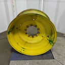 16"W x 38"D, John Deere Yellow 10-Hole Formed Plate