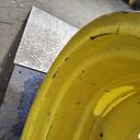 20"W x 26"D, John Deere Yellow 8-Hole Formed Plate