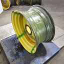 15"W x 30"D, John Deere Yellow 8-Hole Formed Plate
