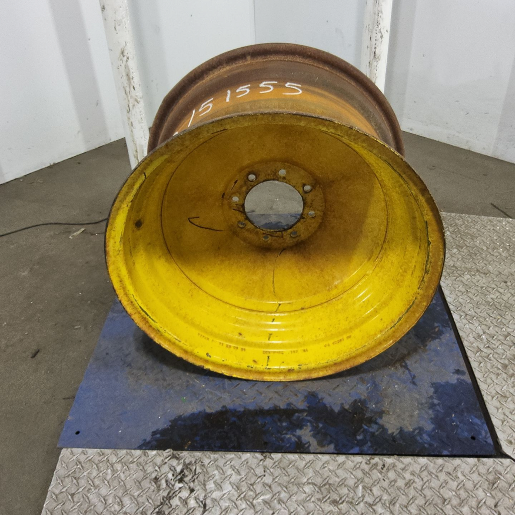 16"W x 26"D, John Deere Yellow 8-Hole Formed Plate