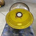 18"W x 28"D, John Deere Yellow 8-Hole Formed Plate