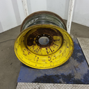 14"W x 26"D, John Deere Yellow 8-Hole Formed Plate