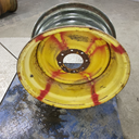 14"W x 26"D, John Deere Yellow 8-Hole Formed Plate