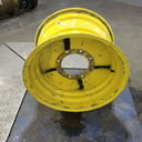 16"W x 26"D, John Deere Yellow 8-Hole Formed Plate