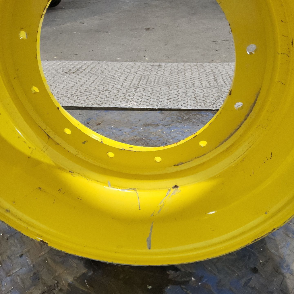 13"W x 22.5"D, John Deere Yellow 12-Hole Stub Disc