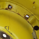 15"W x 28"D, John Deere Yellow 8-Hole Waffle Wheel (Groups of 2 bolts)
