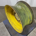 15"W x 30"D, John Deere Yellow 8-Hole Waffle Wheel (Groups of 2 bolts)