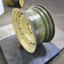 15"W x 30"D, John Deere Yellow 8-Hole Waffle Wheel (Groups of 2 bolts)