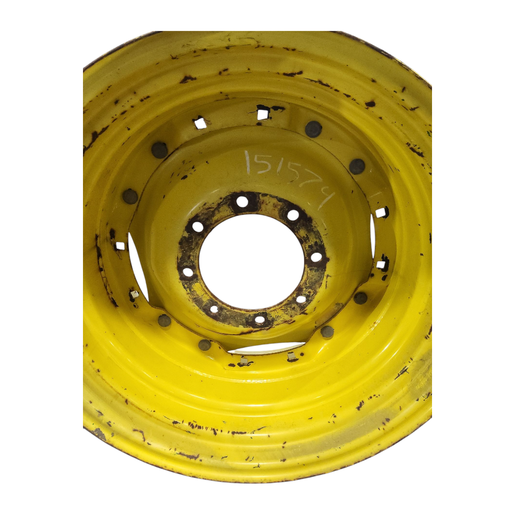 8-Hole Waffle Wheel (Groups of 2 bolts) Center for 28"-30" Rim, John Deere Yellow