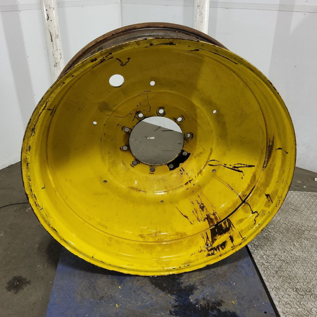 16"W x 42"D, John Deere Yellow 10-Hole Formed Plate