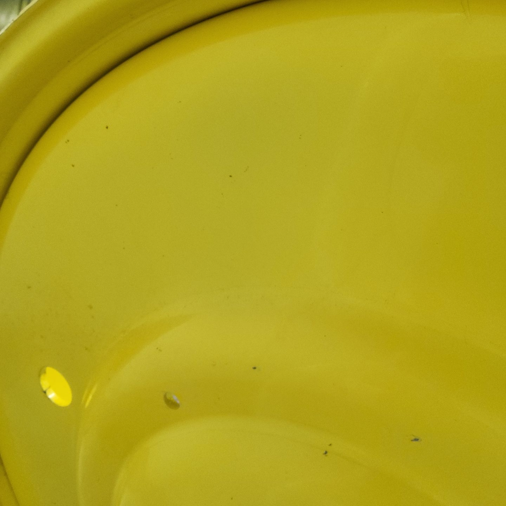 12"W x 54"D, John Deere Yellow 10-Hole Formed Plate