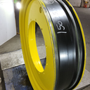 12"W x 54"D, John Deere Yellow 12-Hole Stub Disc
