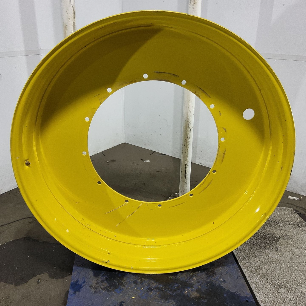 12"W x 54"D, John Deere Yellow 12-Hole Stub Disc