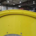 12"W x 54"D, John Deere Yellow 12-Hole Stub Disc