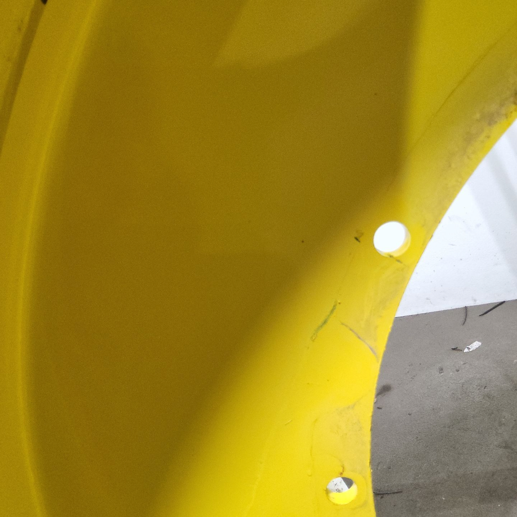 12"W x 54"D, John Deere Yellow 12-Hole Stub Disc