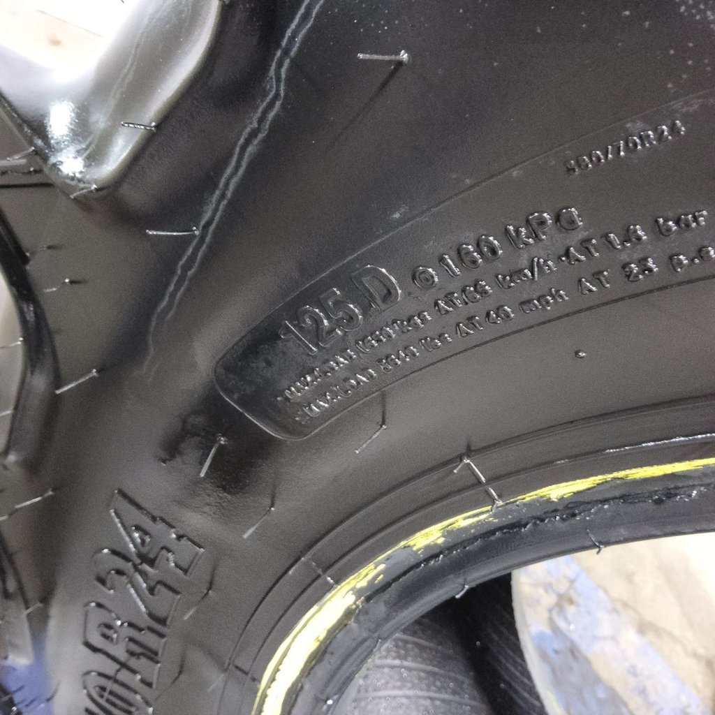 380/70R24 BKT Tires Agrimax RT 765 R-1W 125A8 95%