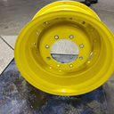 12"W x 24"D, John Deere Yellow 8-Hole Waffle Wheel (Groups of 2 bolts)