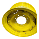 8-Hole Waffle Wheel (Groups of 2 bolts) Center for 24" Rim, John Deere Yellow