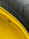 12"W x 54"D, John Deere Yellow 10-Hole Formed Plate