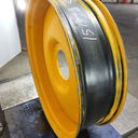 13"W x 50"D, Hagie Orange 10-Hole Bubble Disc