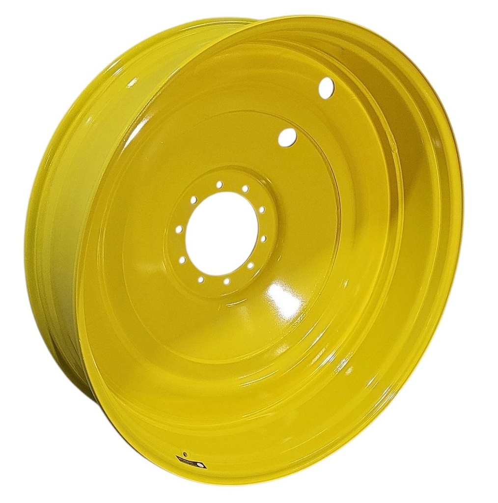 13"W x 50"D, John Deere Yellow 10-Hole Formed Plate