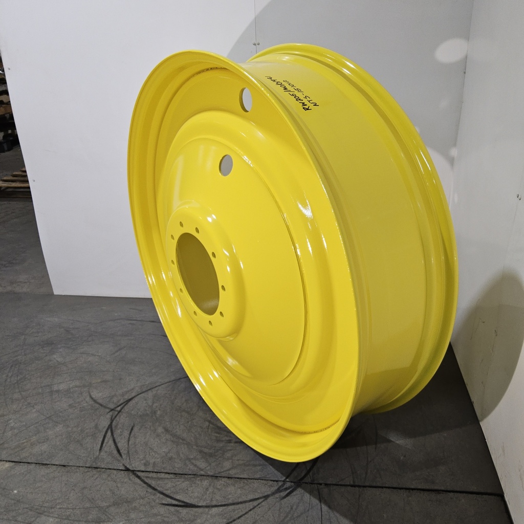 13"W x 50"D, John Deere Yellow 10-Hole Formed Plate