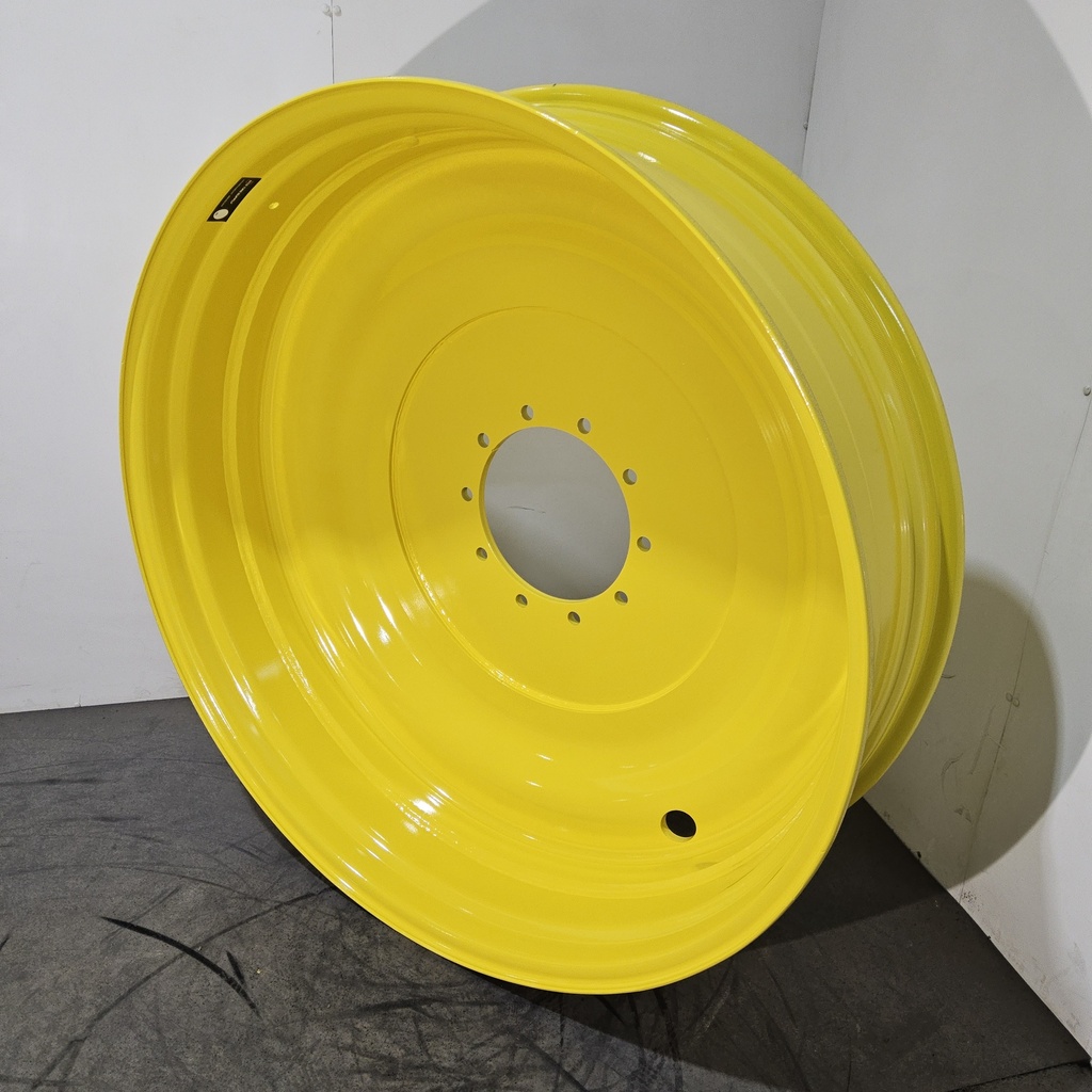 12"W x 46"D, John Deere Yellow 10-Hole Formed Plate