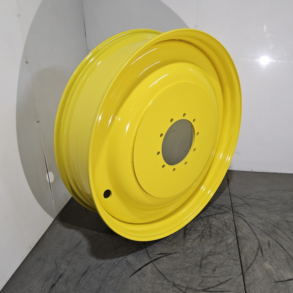 12"W x 46"D, John Deere Yellow 10-Hole Formed Plate