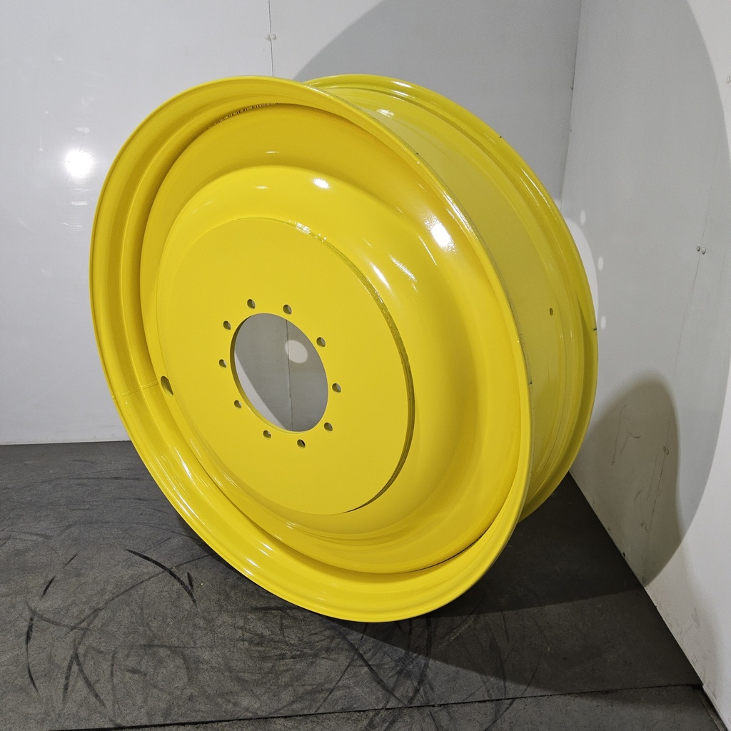 12"W x 46"D, John Deere Yellow 10-Hole Formed Plate