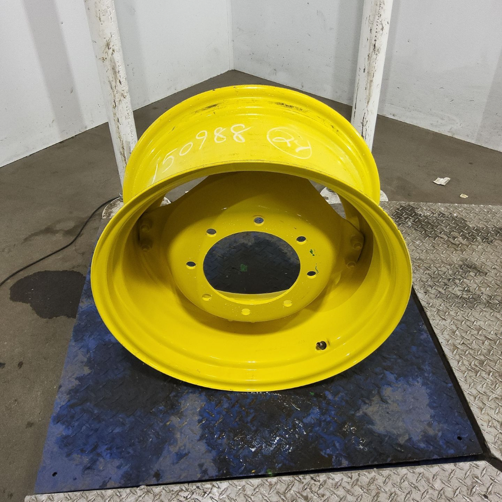 12"W x 24"D, John Deere Yellow 8-Hole Stub Disc (groups of 2 bolts)