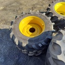 LSW900/50R42 Goodyear Farm Custom Flo Grip Radial CFO R-2 on Industrial Yellow 20-Hole Formed Plate
