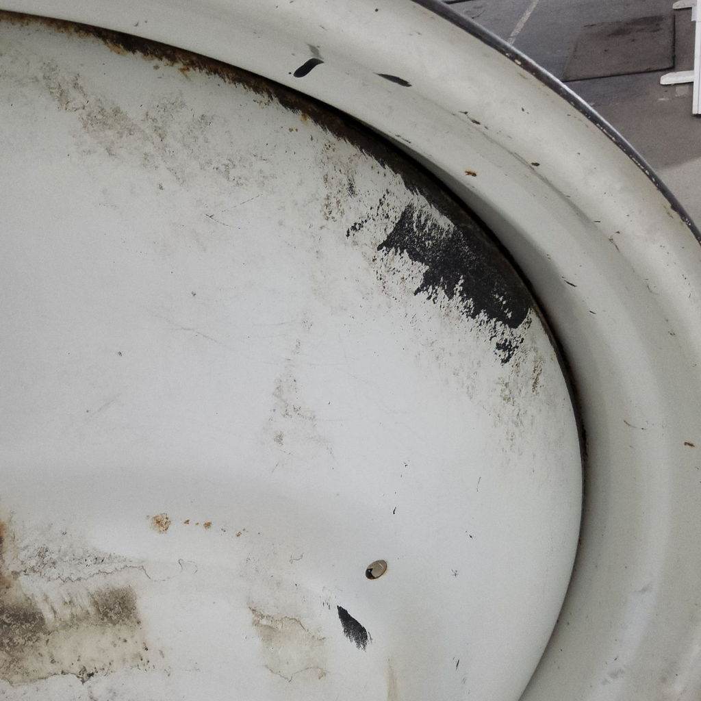 16"W x 46"D, New Holland White 10-Hole Formed Plate